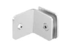 Wall to Glass 90° Connector — SS 304