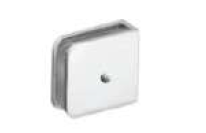 Wall to Glass 90° U Connector (No Hole) — SS 304
